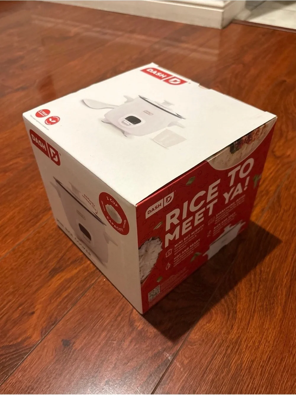 Ash White Mini Rice Cooker - Compact 2-Cup